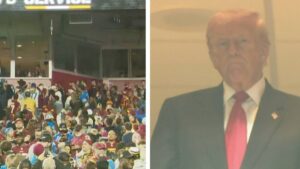 Donald Trump recibe abucheos en partido de la NFL entre Commanders y Lions