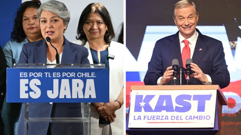 Candidatos a dirigir Chile. Fotos: AFP