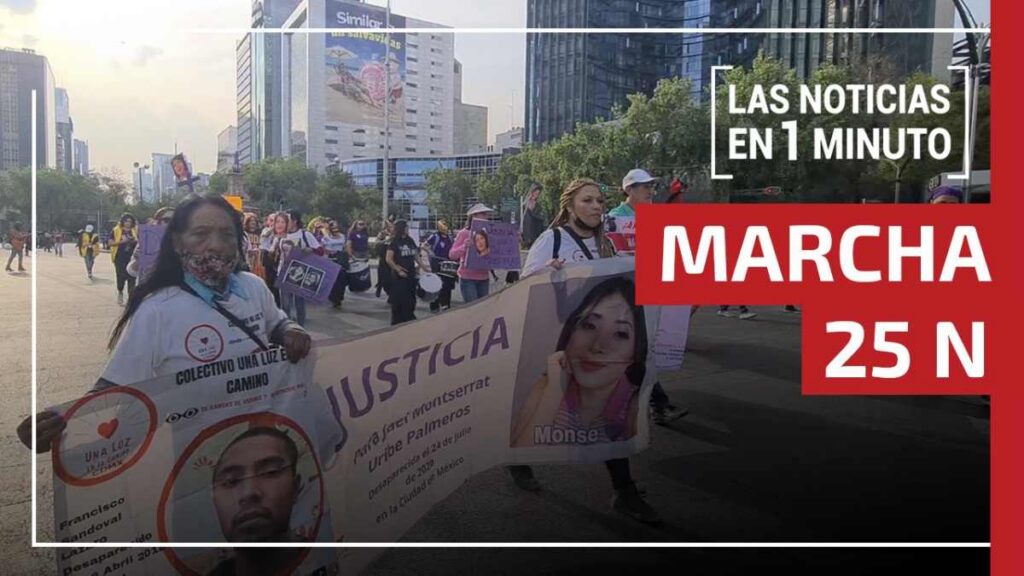 Noticias de hoy 25 de noviembre de 2025, en un minuto, hasta las 19:00 horas