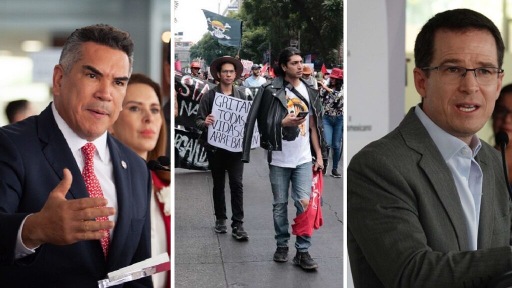 Oposición se deslinda de marcha del sábado. Imagen: Cuartosocuro /Uno Tv