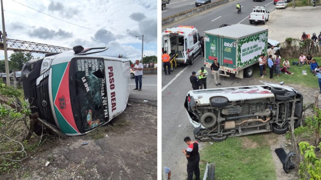 7 estudiantes lesionados tras choque. Foto: Armando de la Rosa