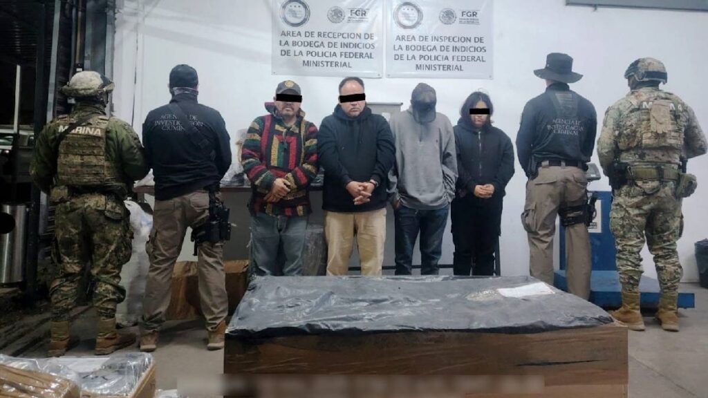 Aseguraron cerca de 508 kilogramos de cristal.