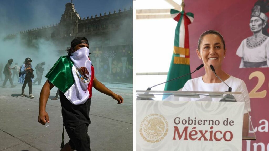 “No a la violencia”: mensaje de Sheinbaum tras Marcha de la Generación Z en CDMX