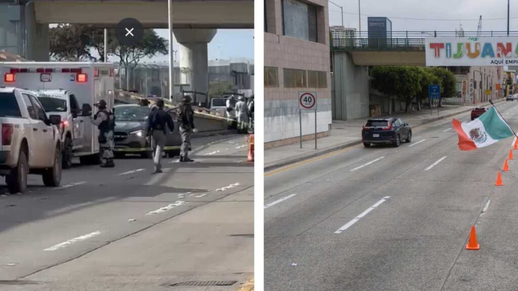 Tiroteo en la Garita El Chaparral, en Tijuana