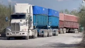 Tráileres con granos provenientes de EE. UU. llevan más de 24 horas varados