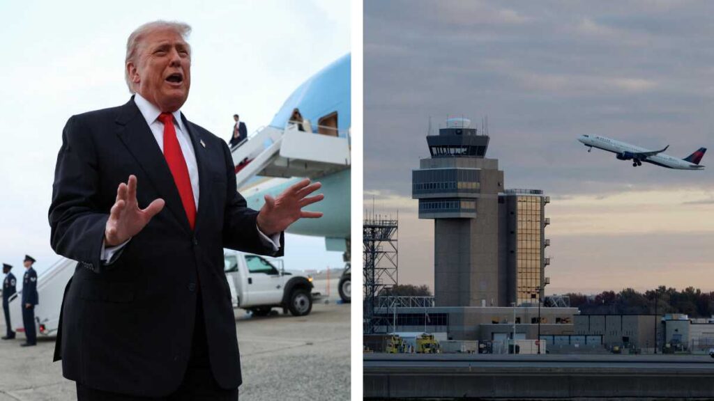 Trump exige a controladores aéreos volver al trabajo