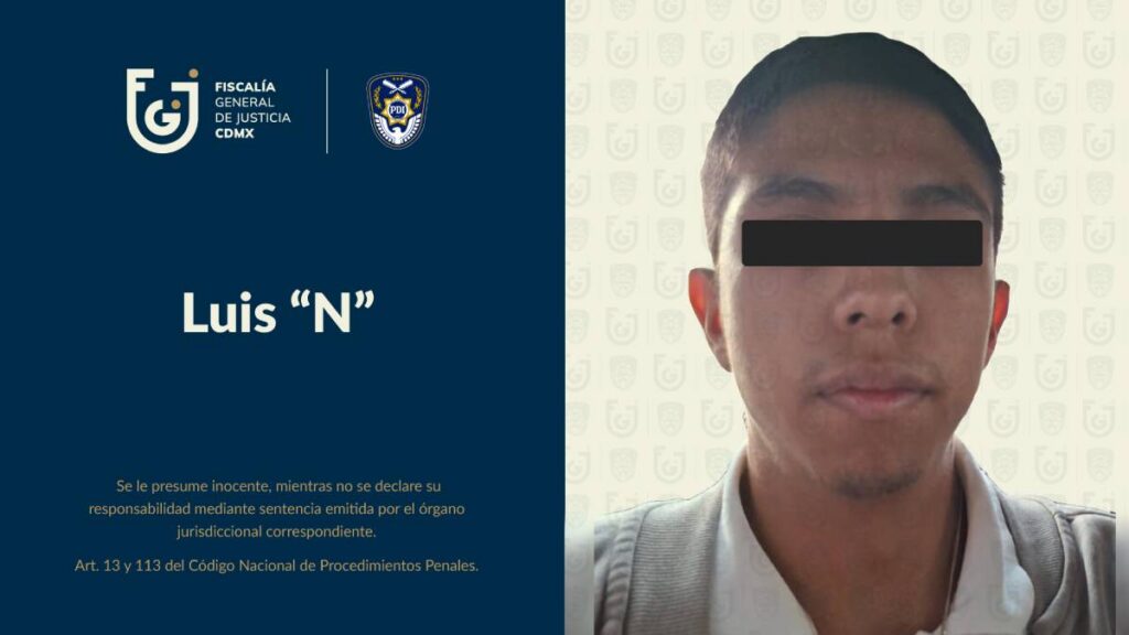 Detienen al presunto feminicida de la “Túnica Negra” en CDMX.