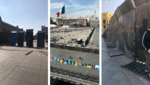 Zócalo de la CDMX amanece blindado previo a movilizaciones