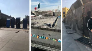 Zócalo de la CDMX amanece blindado previo a movilizaciones