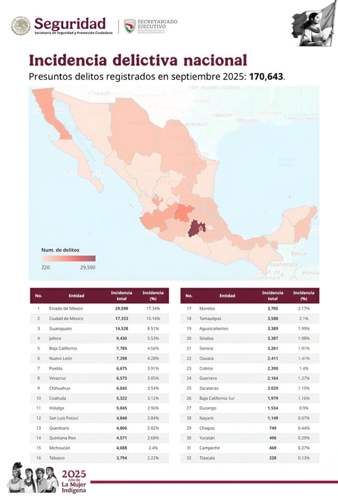 mapa incidencia delictiva