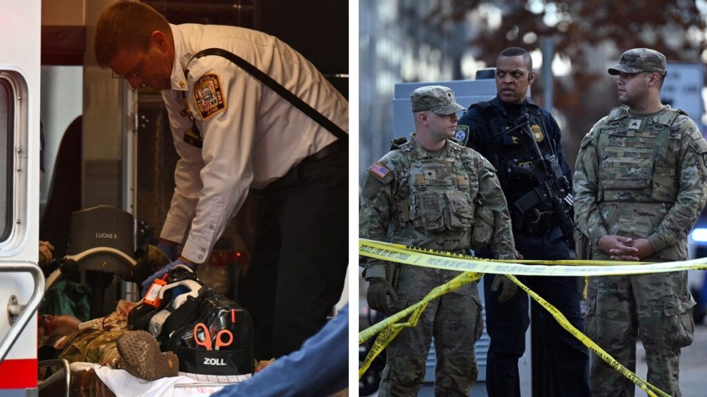 Tiroteo balean a dos soldados en la Casa Blanca.