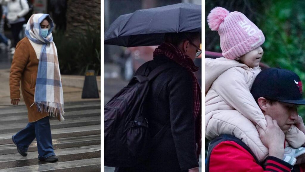 Año Nuevo fon frío y extremo