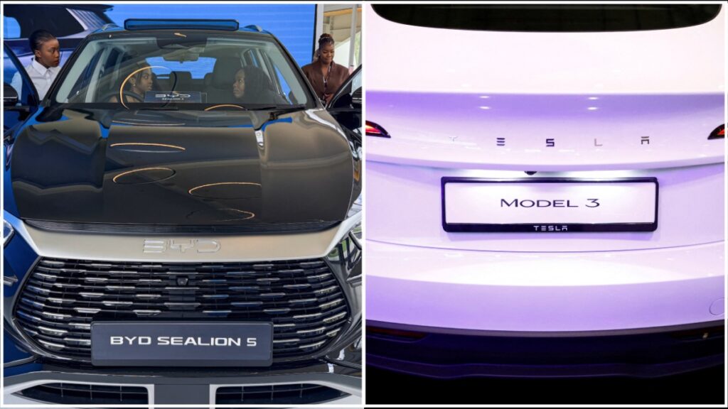 Se encamina china BYD a ganarle a Tesla en ventas de vehículos eléctricos durante 2025