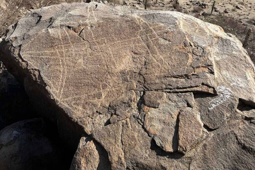 Grabados encontrados en Sonora.