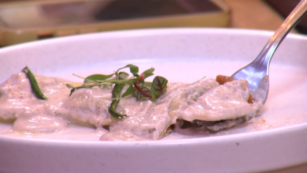 Cena navideña a la italiana: Ravioles en nogada; innovación que se fusiona con la cocina mexicana