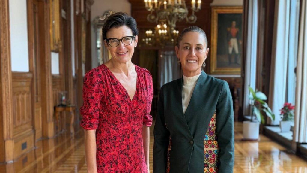 Sheinbaum se reúne con la CEO de Citi, Jane Fraser, y destacan confianza económica tras la venta del 25% de Banamex.