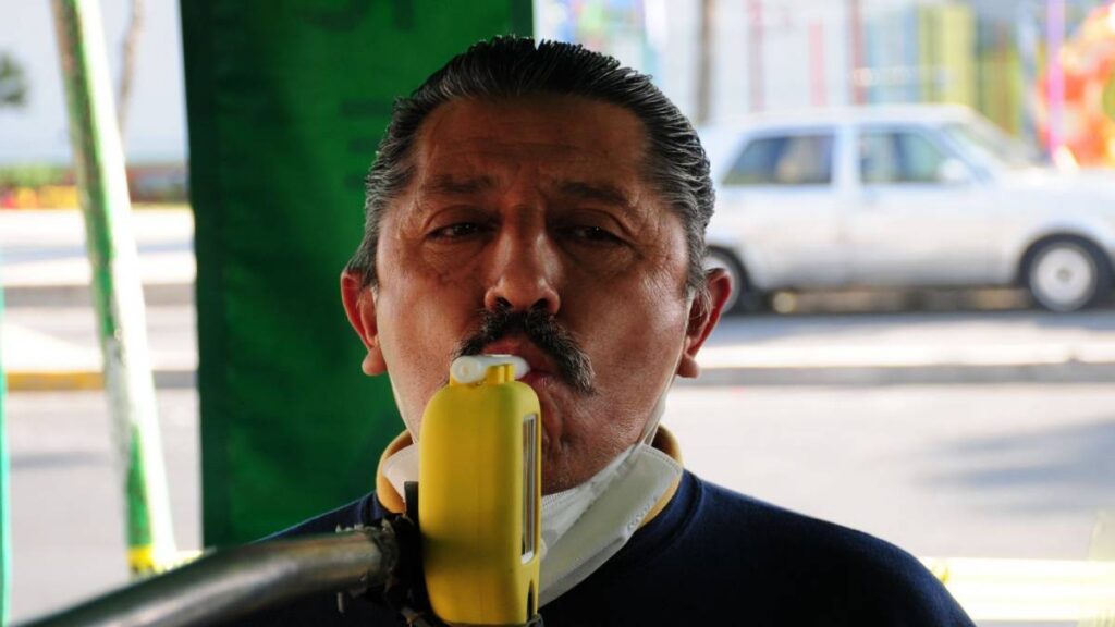 Alcoholímetro de la Ciudad de México.