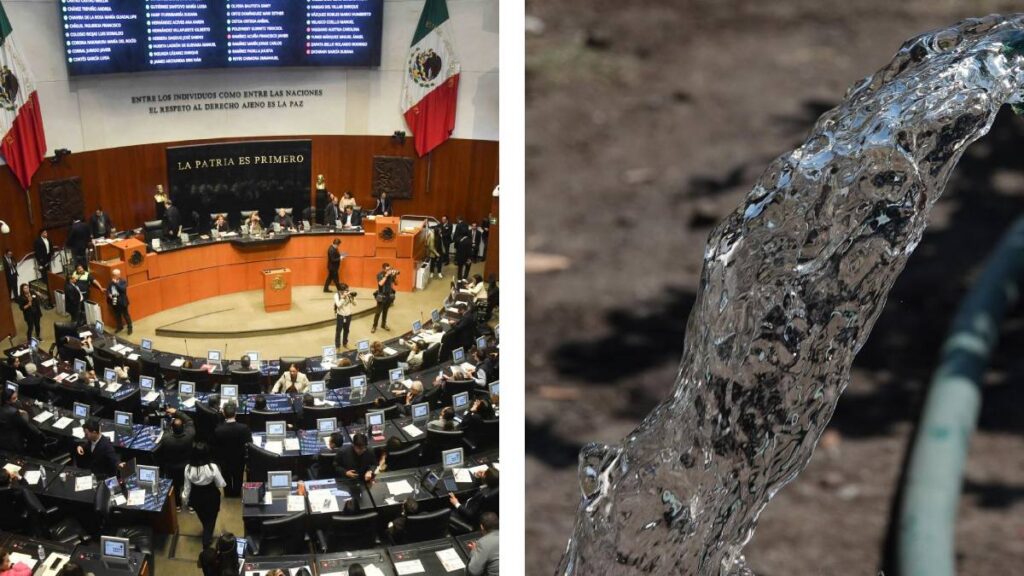 Senado discute la Ley de Aguas.