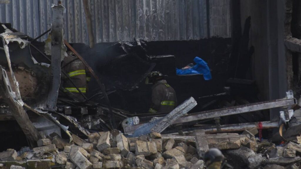 Zona del accidente de la avioneta.