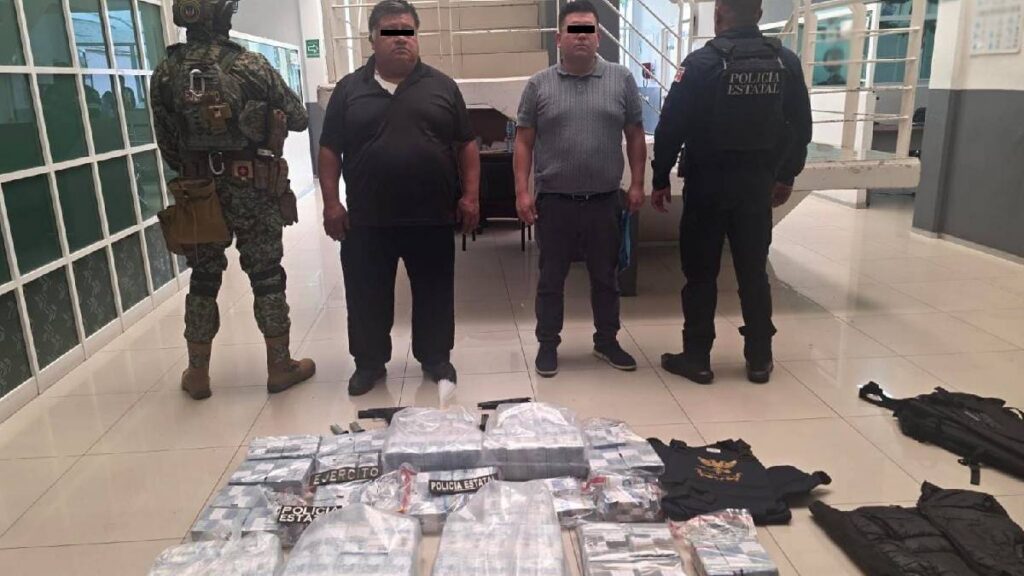 Repaso del caso de los custodios detenidos con 37 mdp en Naucalpan; videos y versiones opuestas marcan el proceso.