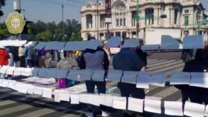 Bloqueo en Eje Central: manifestantes exigen búsqueda de familiares desaparecidos