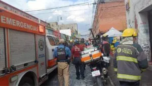 Explosión por pirotecnia moviliza a autoridades en el Centro de Puebla