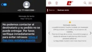 Alerta de estafa en Navidad: recibes un mensaje falso a nombre de Estafeta y te roban tu dinero