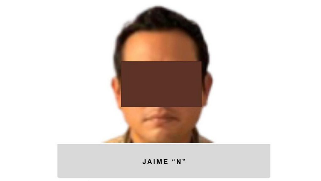 Ficha de detención de Jaime Toral.