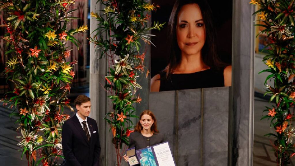 La líder opositora venezolana María Corina Machado fue reconocida este 10 de diciembre con el Premio Nobel de la Paz