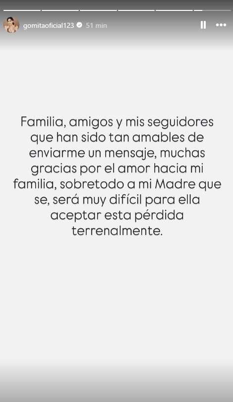 gomita mensaje