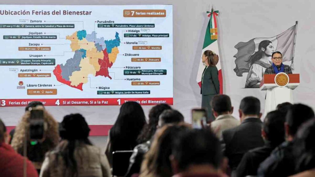 Ferias del Bienestar brindan más de 74 mil atenciones en Michoacán