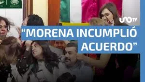 Pelea en Congreso inició por “estar en contra del comportamiento de Morena”: Claudia Pérez, diputada del PAN