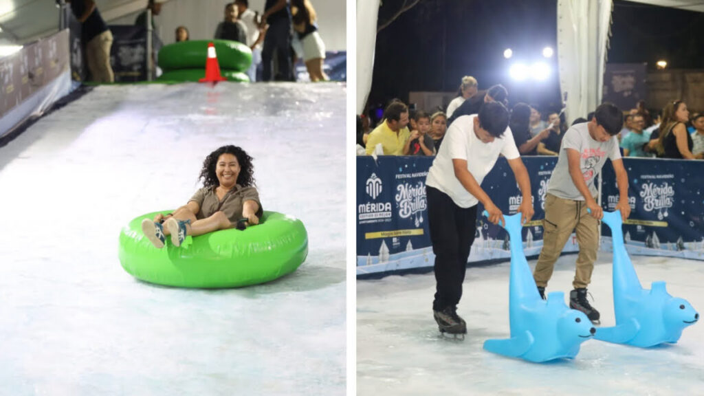 Las pistas de hielo pueden usarse gratis.