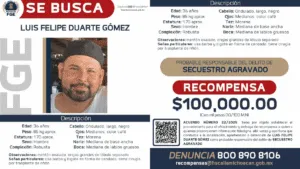 Ofrecen 100 mil pesos por Luis Felipe Duarte Gómez, presunto secuestrador de Maritza