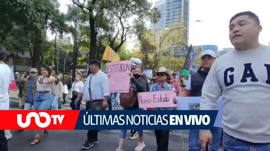 Inició la marcha del Silencio de la Generación Z. Foto: UnoTV
