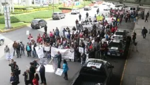 Pilotos aviadores encabezan las movilizaciones en CDMX este 1 de diciembre