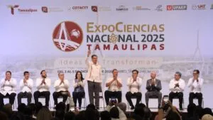 Inaugura Américo Villarreal ExpoCiencias 2025; llama a jóvenes a no detener su creatividad