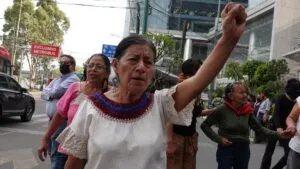 Mujeres mazatecas encabezan las movilizaciones en CDMX este 4 de diciembre