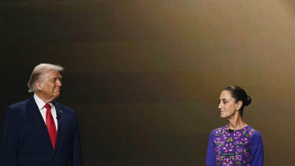 Sheinbaum invitó a Trump a México. Foto: AFP