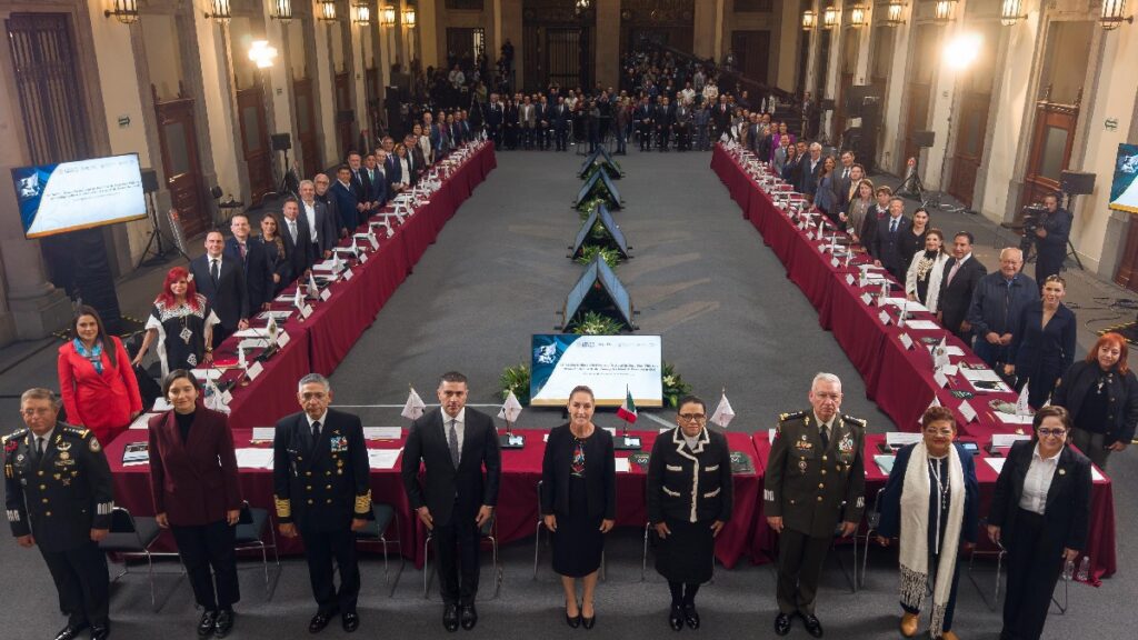 Sesión Ordinaria del Consejo Nacional de Seguridad Pública. Foto: Uno Tv