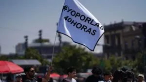 Frente Nacional por las 40 horas encabeza las movilizaciones en CDMX este 12 de diciembre