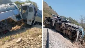 Exigen reparación del daño: reacciones en México tras descarrilamiento de Tren Interoceánico
