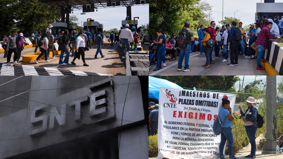 SNTE y CNTE anuncian su última marcha del año en Chiapas - UnoTV