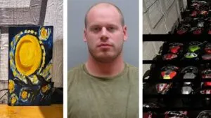 Catean inmuebles ligados a exatleta olímpico Ryan James Wedding y decomisan 62 motos, medallas y droga