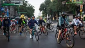 Dos rodadas ciclistas encabezan las movilizaciones en CDMX este 25 de diciembre