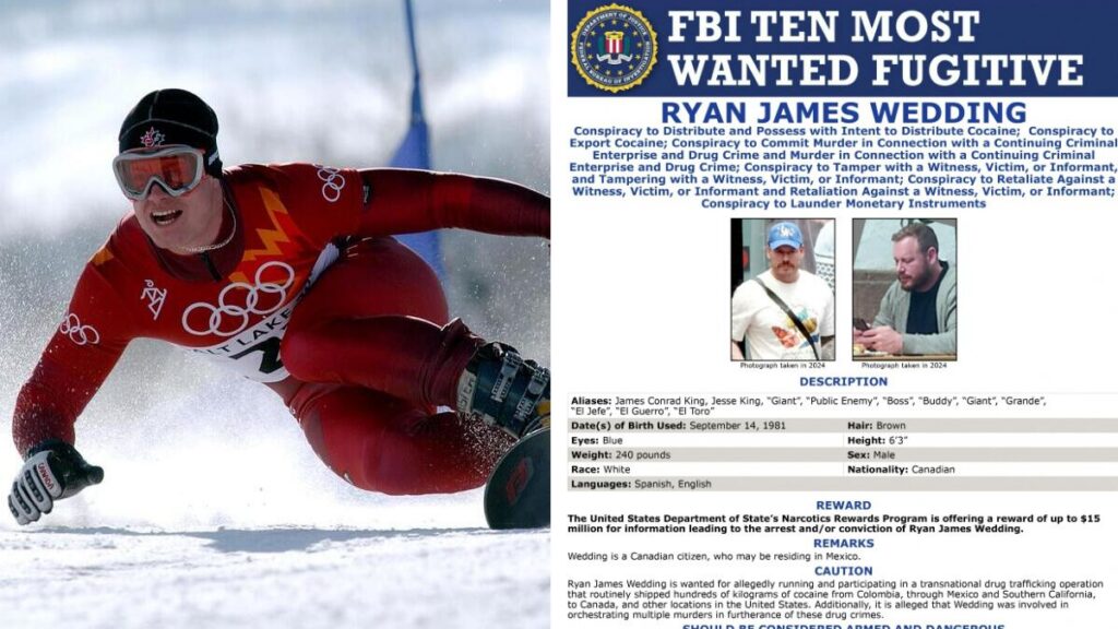 Ryan James Wedding: de participar en Juegos Olímpicos a ser uno de los más buscados por el FBI