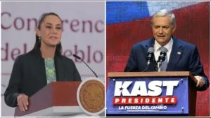 Sheinbaum felicita a José Antonio Kast tras su triunfo en la segunda vuelta en la elección presidencial de Chile