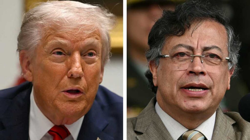 Trump advierte a presidente colombiano Gustavo Petro