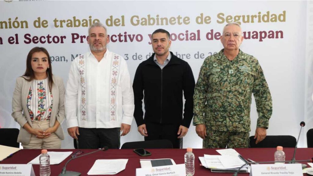 Omar García Harfuch revisa Plan Michoacán