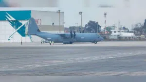 Se confirma aterrizaje de avión militar procedente de Estados Unidos en aeropuerto de Toluca